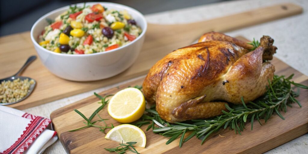 Roast Chicken and Couscous Salad