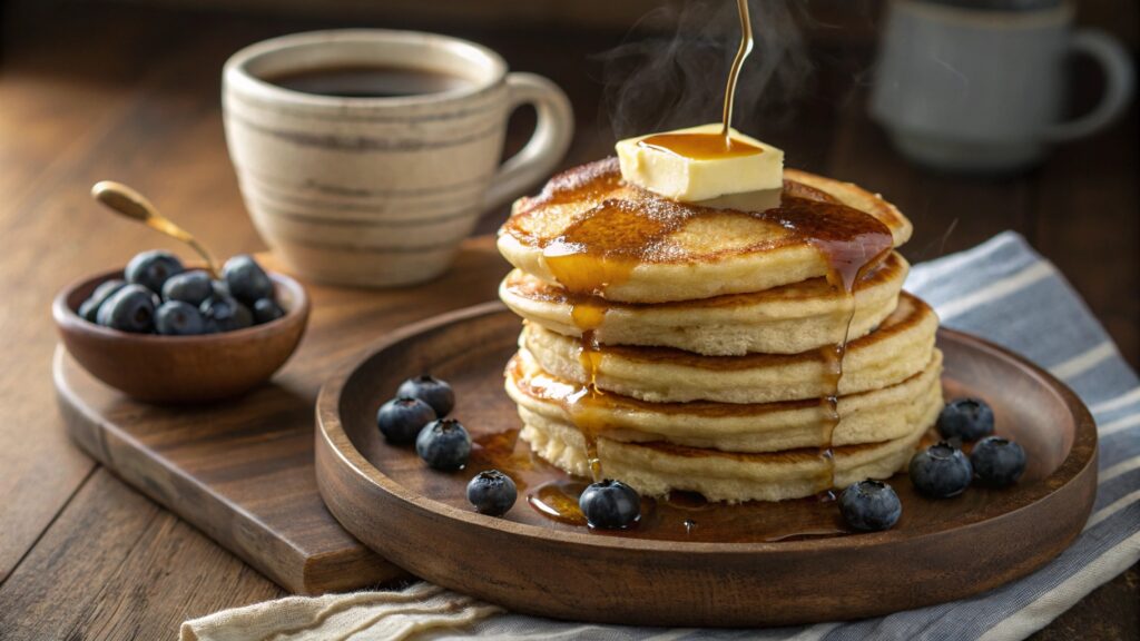 Pancakes with Maple Syrup