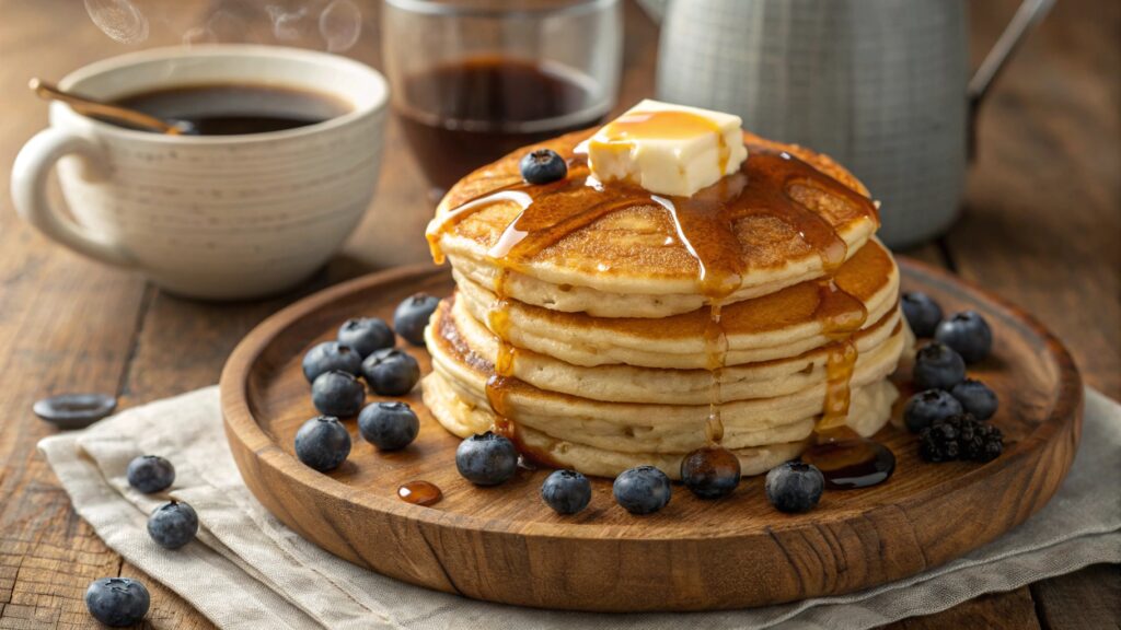 Pancakes with Maple Syrup