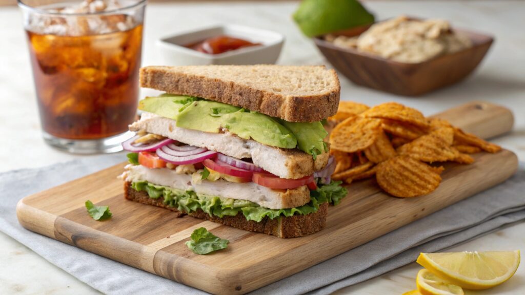 Turkey and Avocado Sandwich