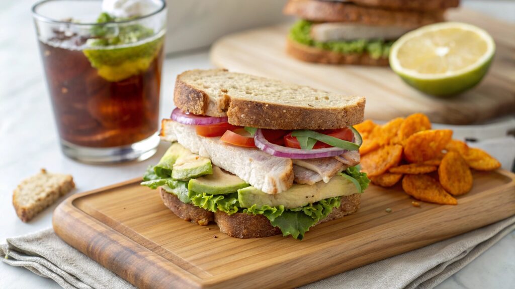 Turkey and Avocado Sandwich