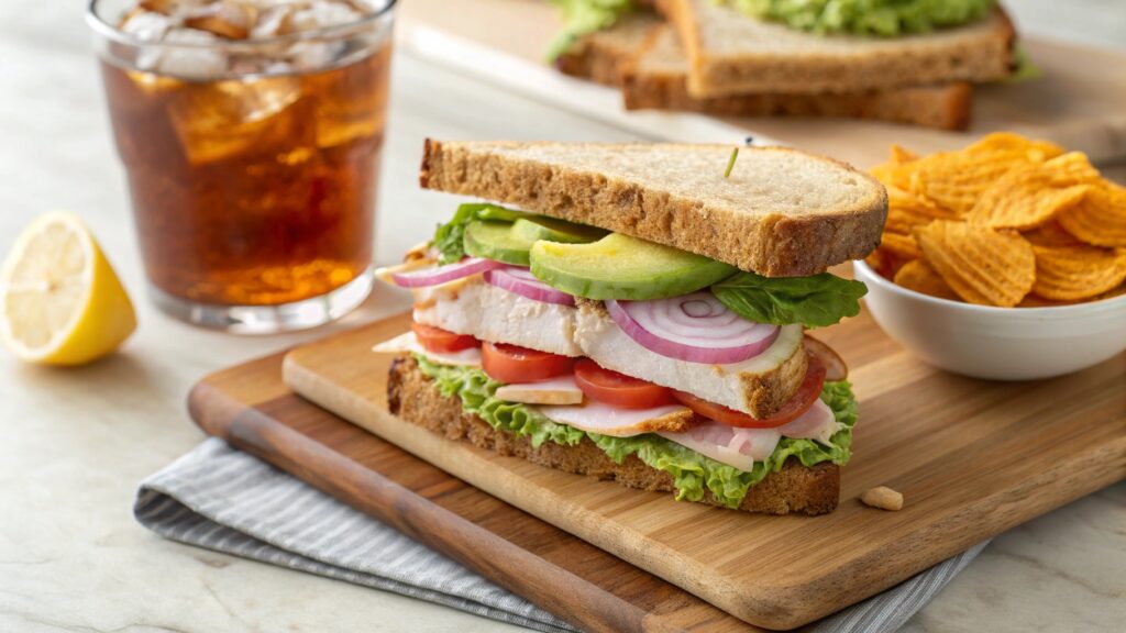 Turkey and Avocado Sandwich