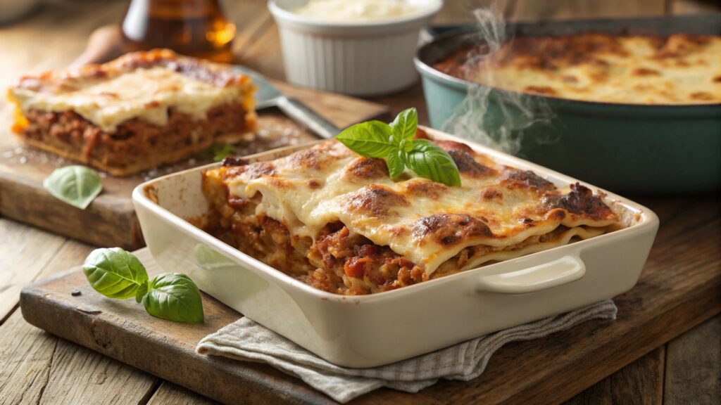 Homemade Lasagna Easy Dinner