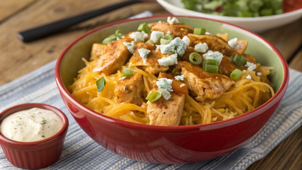 Buffalo Chicken Spaghetti