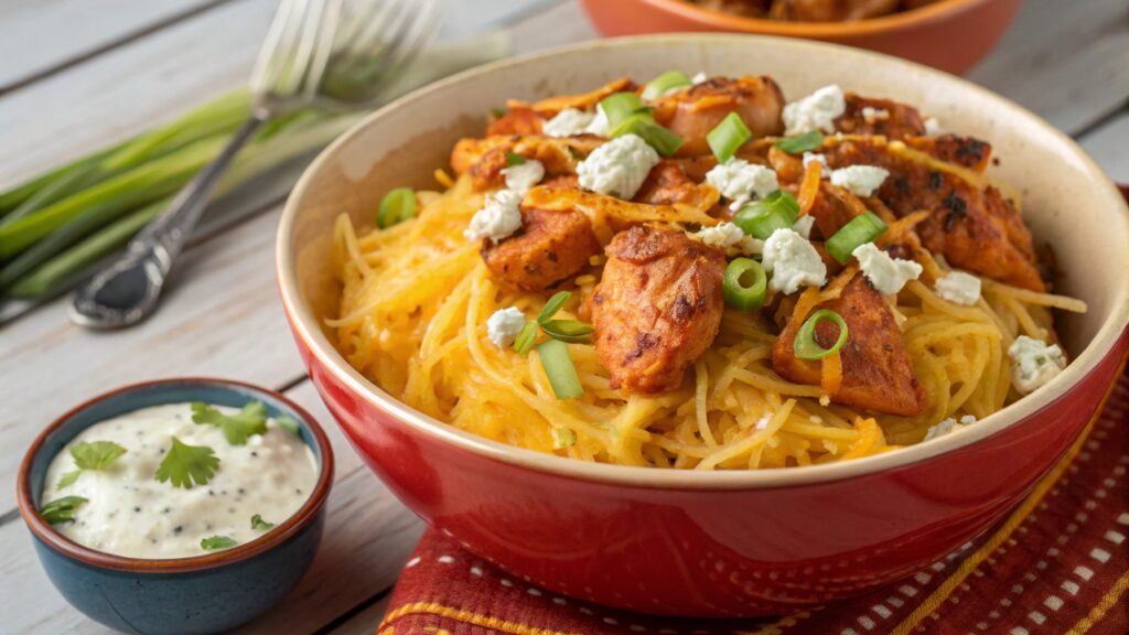 Buffalo Chicken Spaghetti