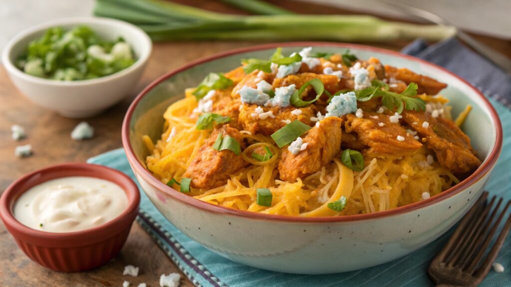 Buffalo Chicken Spaghetti