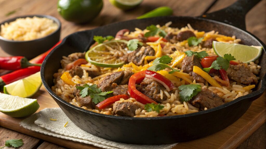 beef-and-rice-skillet