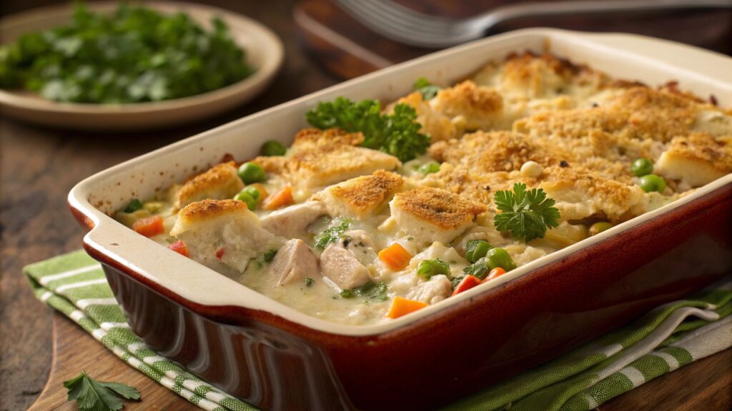 Rotisserie Chicken Casserole