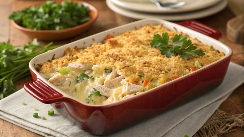 Rotisserie Chicken Casserole