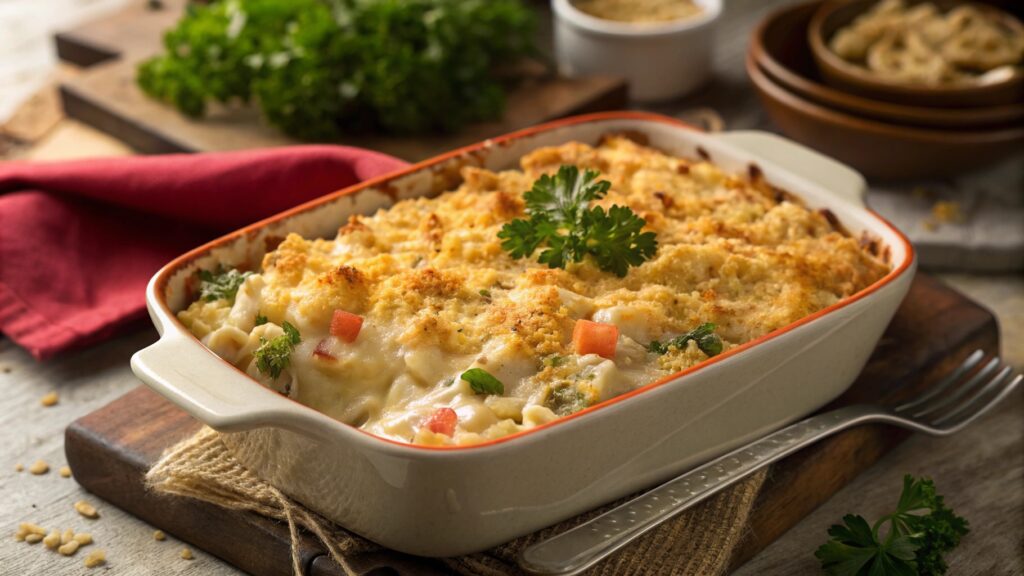 Rotisserie Chicken Casserole