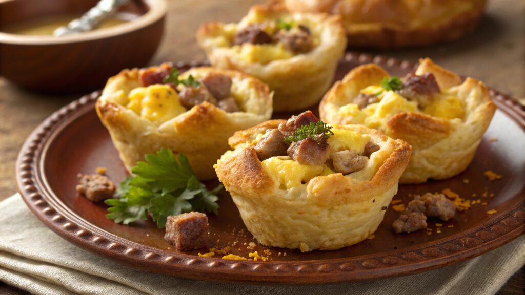 Breakfast Biscuit Cups