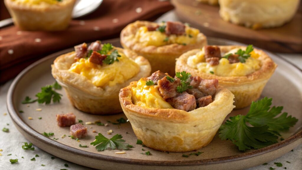 Breakfast Biscuit Cups