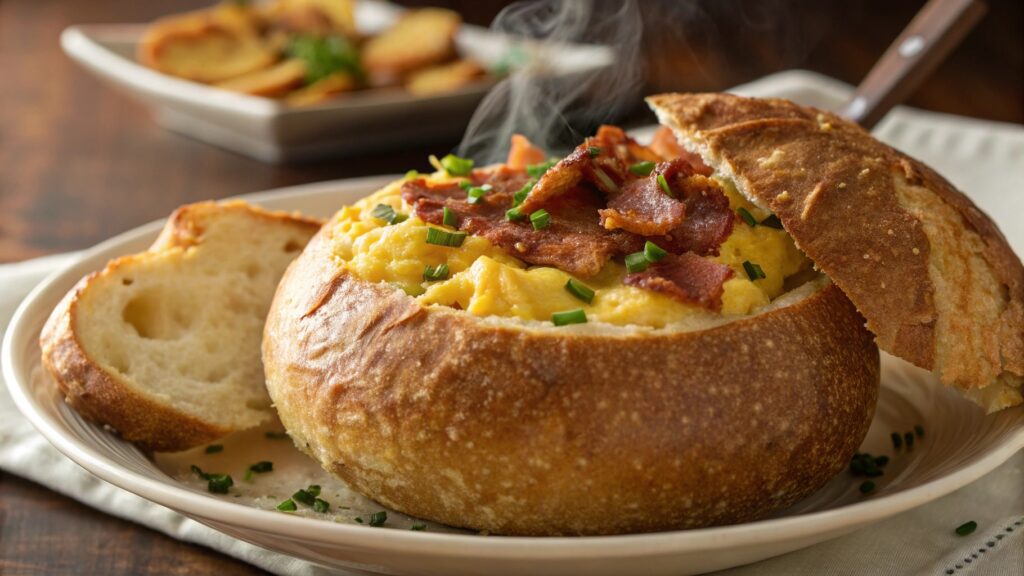 Breakfast Bread Bowls