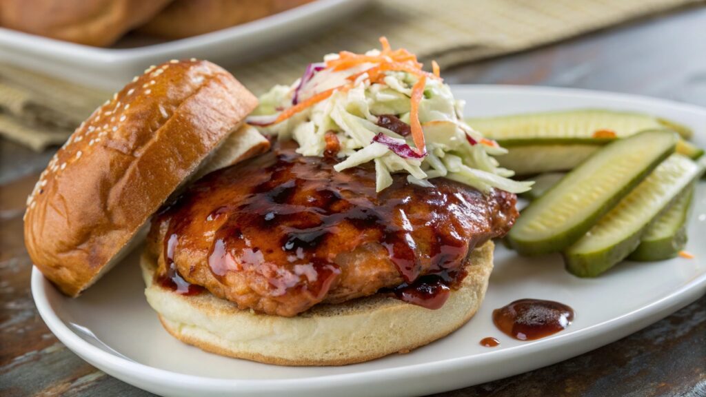 Low Sugar BBQ Chicken Sandwich