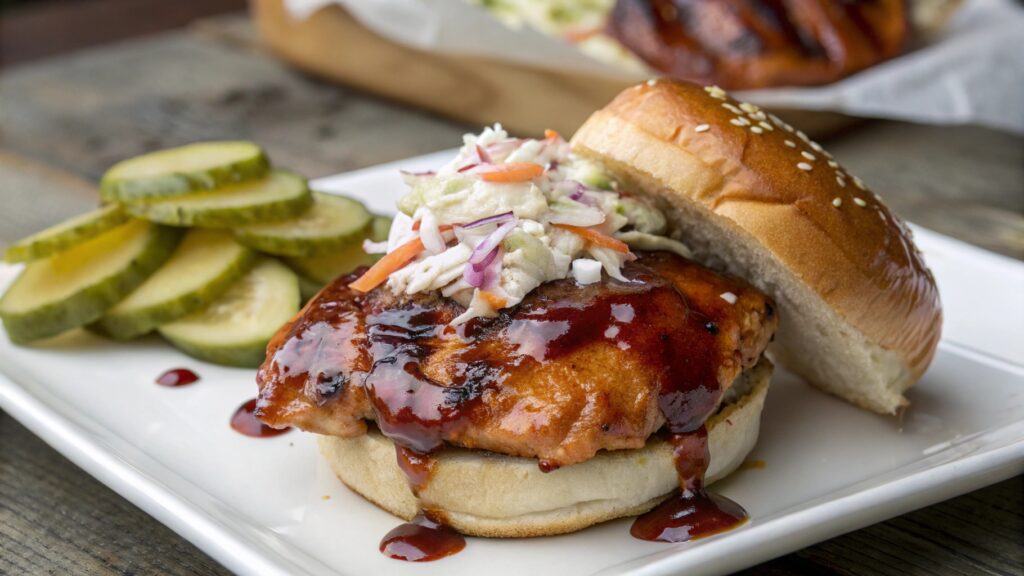 Low Sugar BBQ Chicken Sandwich