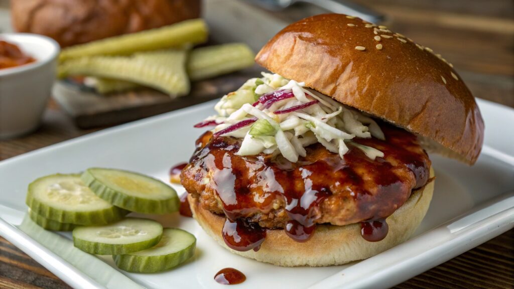 Low Sugar BBQ Chicken Sandwich