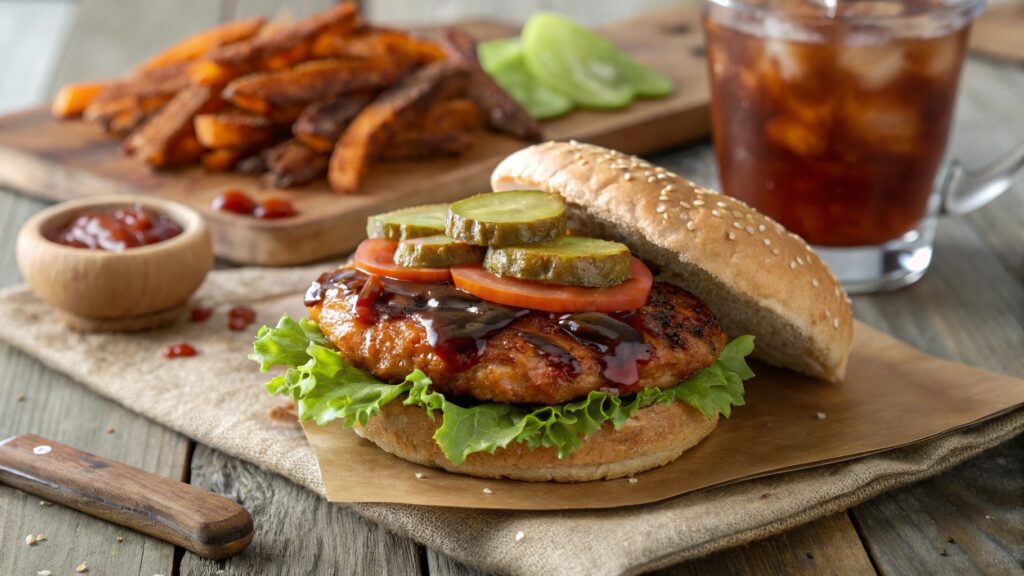 Low Sugar BBQ Chicken Sandwich