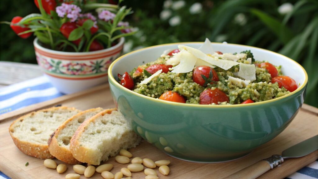 Pesto Quinoa Salad