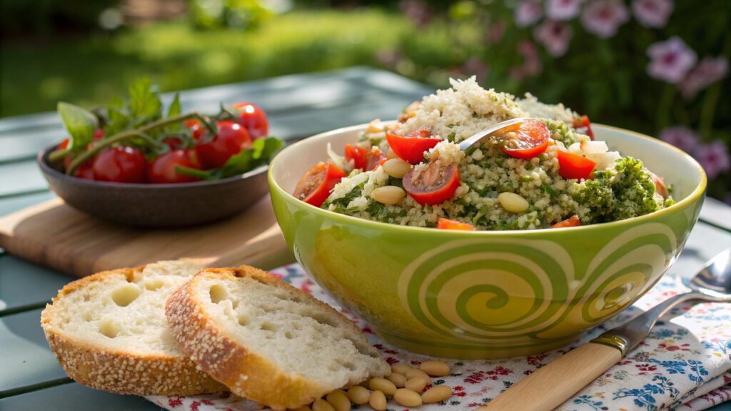 Pesto Quinoa Salad