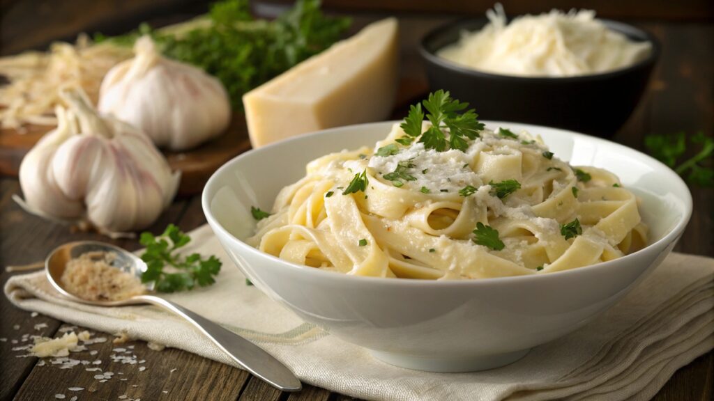 Alfredo Sauce With Roasted Garlic & Cottage Cheese