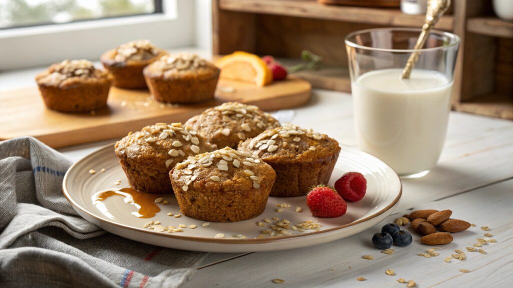 Vegan Oatmeal Muffins