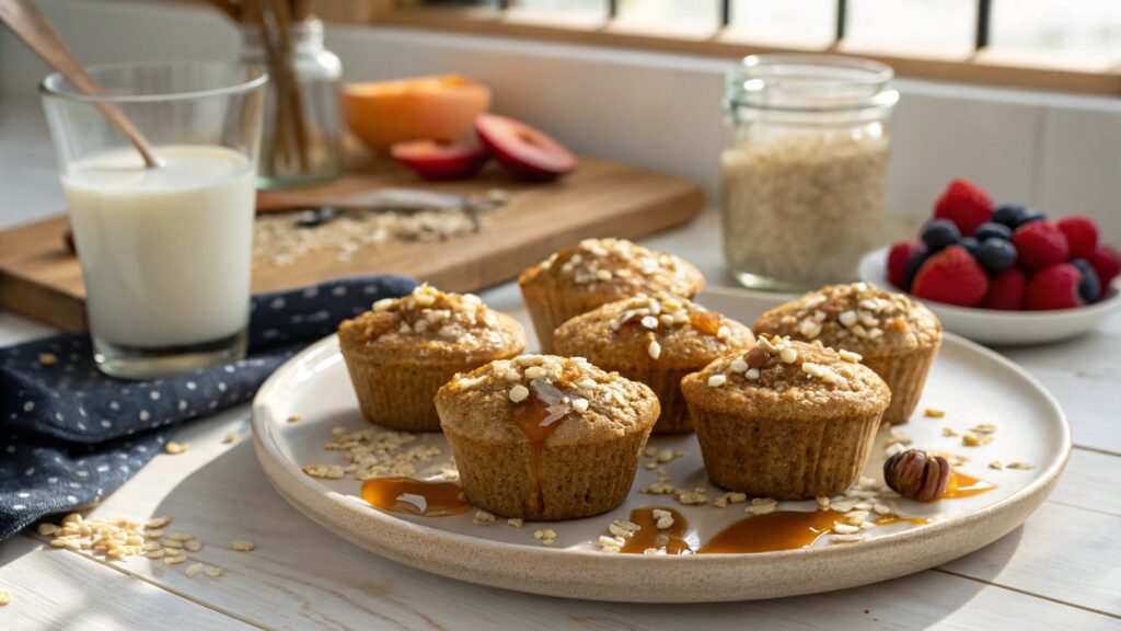 Vegan Oatmeal Muffins