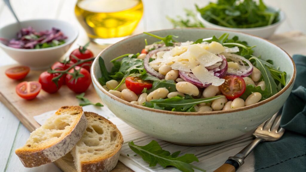 White Bean Arugula Salad